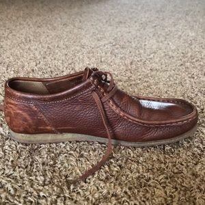 Light brown leather Clarks